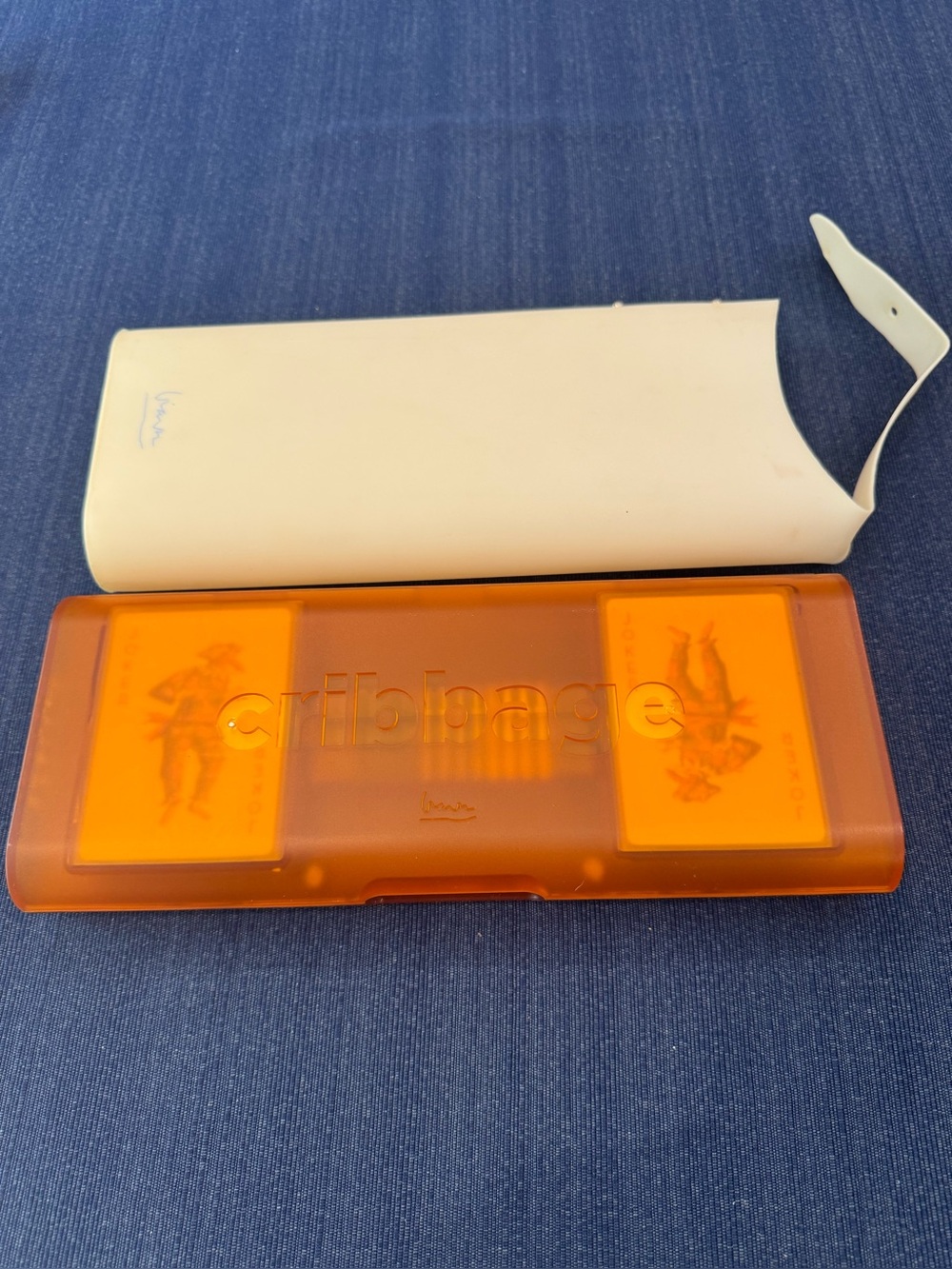 Vintage Michael Graves Design Cribbage Board Set never played cards still sealed